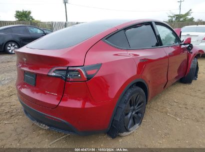 Lot #2992827065 2024 TESLA MODEL Y LONG RANGE DUAL MOTOR ALL-WHEEL DRIVE