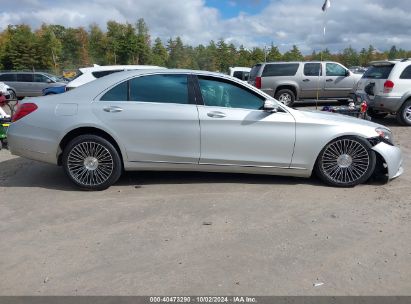 Lot #3034053724 2016 MERCEDES-BENZ S 550 4MATIC