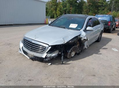 Lot #3034053724 2016 MERCEDES-BENZ S 550 4MATIC