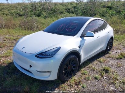 Lot #2992827054 2023 TESLA MODEL Y AWD/LONG RANGE DUAL MOTOR ALL-WHEEL DRIVE