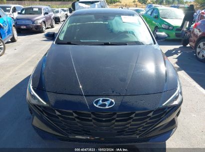 Lot #2990356101 2022 HYUNDAI ELANTRA SEL