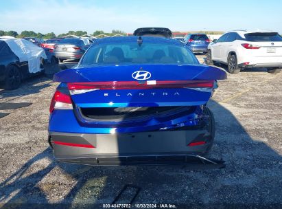 Lot #2996534751 2024 HYUNDAI ELANTRA SEL