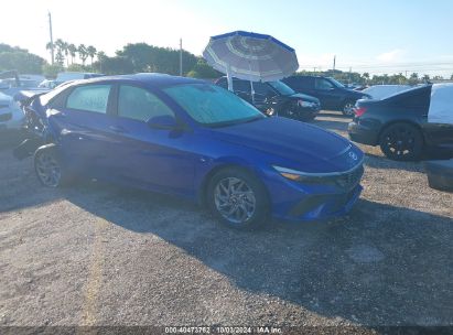 Lot #2996534751 2024 HYUNDAI ELANTRA SEL