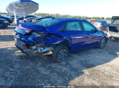 Lot #2996534751 2024 HYUNDAI ELANTRA SEL