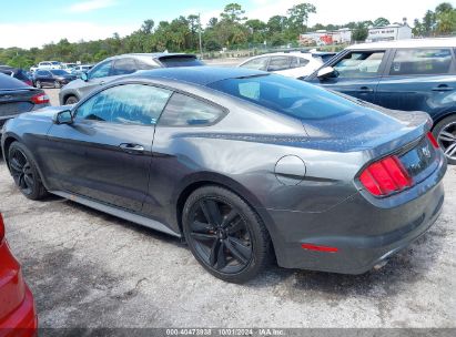 Lot #2996534746 2017 FORD MUSTANG ECOBOOST