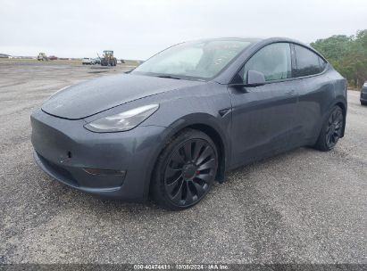 Lot #2995286140 2023 TESLA MODEL Y PERFORMANCE DUAL MOTOR ALL-WHEEL DRIVE