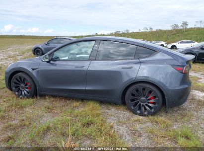 Lot #2995286140 2023 TESLA MODEL Y PERFORMANCE DUAL MOTOR ALL-WHEEL DRIVE