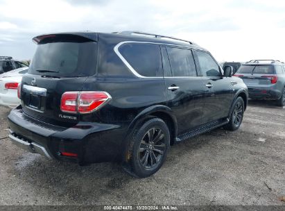 Lot #2992826937 2020 NISSAN ARMADA PLATINUM 2WD