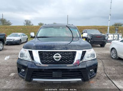 Lot #2992826937 2020 NISSAN ARMADA PLATINUM 2WD