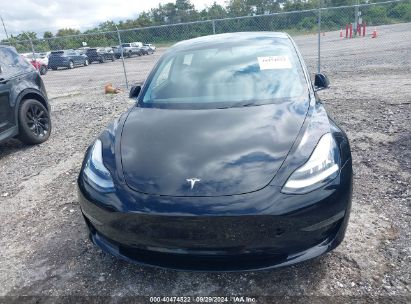 Lot #2996534724 2019 TESLA MODEL 3