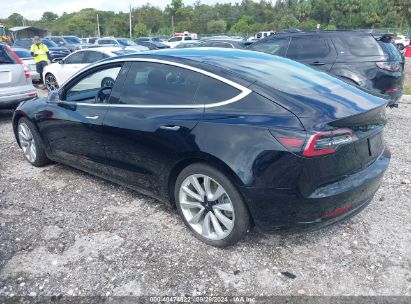 Lot #2996534724 2019 TESLA MODEL 3