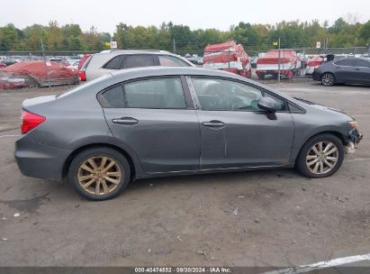 Lot #3045360980 2012 HONDA CIVIC EX