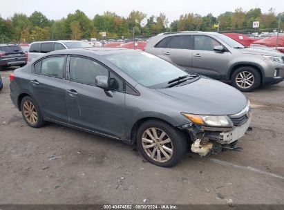 Lot #3045360980 2012 HONDA CIVIC EX