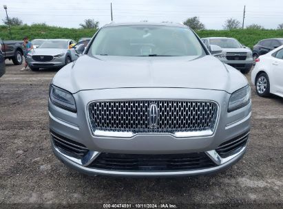 Lot #2997777415 2020 LINCOLN NAUTILUS RESERVE