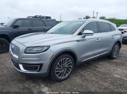 Lot #2997777415 2020 LINCOLN NAUTILUS RESERVE