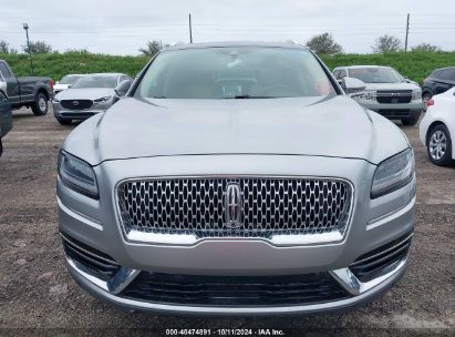 Lot #2997777415 2020 LINCOLN NAUTILUS RESERVE