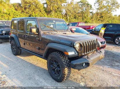 Lot #2996534695 2021 JEEP WRANGLER UNLIMITED WILLYS 4X4