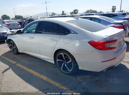 Lot #2992833200 2020 HONDA ACCORD SPORT