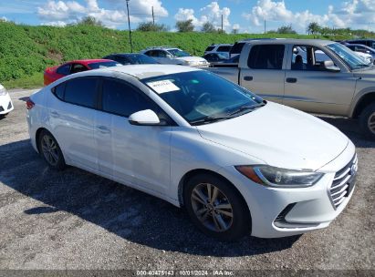 Lot #2997777399 2018 HYUNDAI ELANTRA SEL