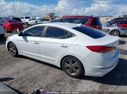 Lot #2997777399 2018 HYUNDAI ELANTRA SEL