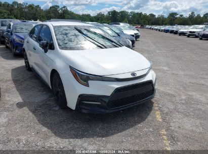 Lot #2996534681 2020 TOYOTA COROLLA SE NIGHTSHADE EDITION