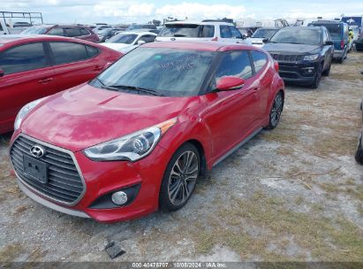 Lot #2995286066 2016 HYUNDAI VELOSTER TURBO