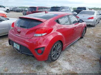 Lot #2995286066 2016 HYUNDAI VELOSTER TURBO