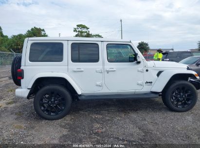 Lot #2996534649 2022 JEEP WRANGLER UNLIMITED HIGH ALTITUDE 4X4