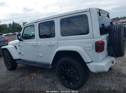 Lot #2996534649 2022 JEEP WRANGLER UNLIMITED HIGH ALTITUDE 4X4