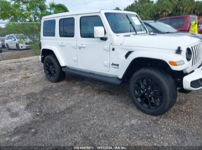 Lot #2996534649 2022 JEEP WRANGLER UNLIMITED HIGH ALTITUDE 4X4