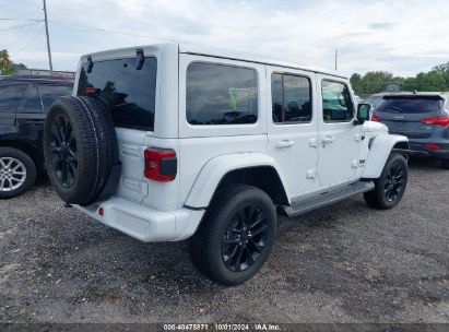 Lot #2996534649 2022 JEEP WRANGLER UNLIMITED HIGH ALTITUDE 4X4