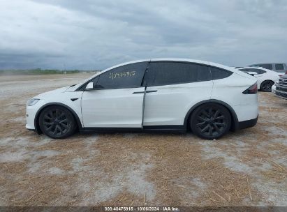 Lot #2992833914 2022 TESLA MODEL X PLAID TRI MOTOR ALL-WHEEL DRIVE