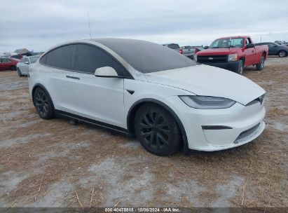 Lot #2992833914 2022 TESLA MODEL X PLAID TRI MOTOR ALL-WHEEL DRIVE