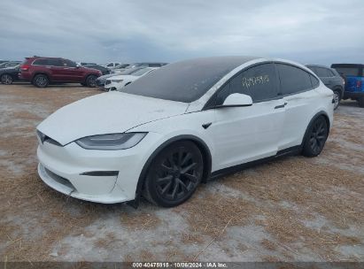 Lot #2992833914 2022 TESLA MODEL X PLAID TRI MOTOR ALL-WHEEL DRIVE