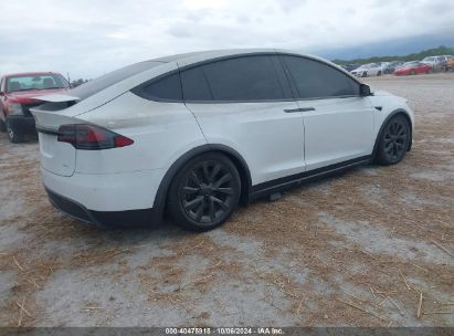 Lot #2992833914 2022 TESLA MODEL X PLAID TRI MOTOR ALL-WHEEL DRIVE