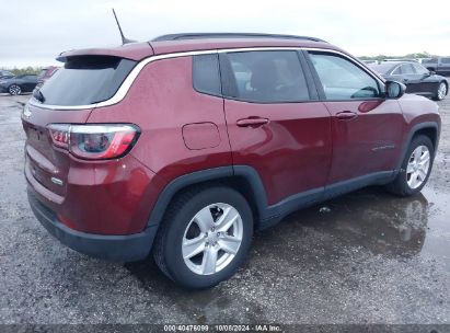 Lot #2995286045 2022 JEEP COMPASS LATITUDE FWD