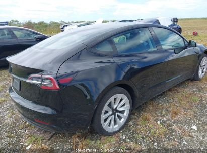 Lot #2995286020 2021 TESLA MODEL 3 STANDARD RANGE PLUS REAR-WHEEL DRIVE