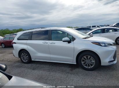 Lot #2995286014 2024 TOYOTA SIENNA XLE