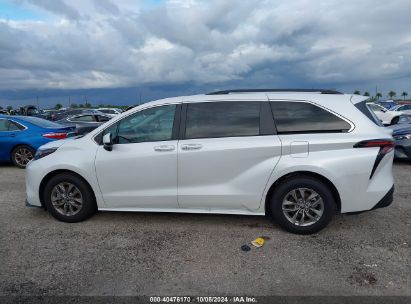 Lot #2995286014 2024 TOYOTA SIENNA XLE