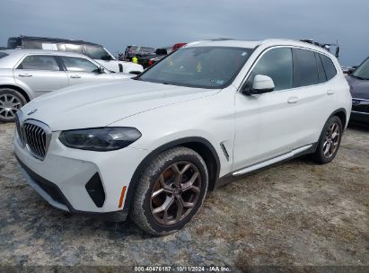 Lot #2995286013 2022 BMW X3 SDRIVE30I