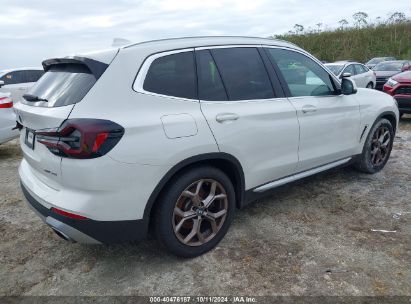 Lot #2995286013 2022 BMW X3 SDRIVE30I