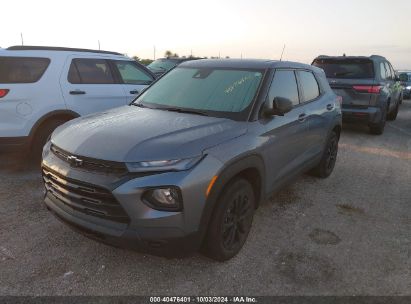 Lot #3037131236 2022 CHEVROLET TRAILBLAZER AWD LS