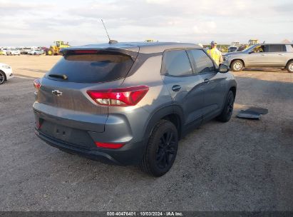 Lot #3037131236 2022 CHEVROLET TRAILBLAZER AWD LS