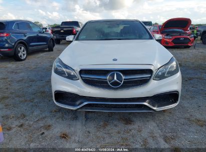 Lot #2995285955 2014 MERCEDES-BENZ E 63 AMG S 4MATIC