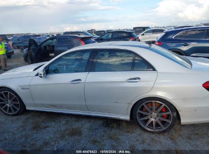 Lot #2995285955 2014 MERCEDES-BENZ E 63 AMG S 4MATIC