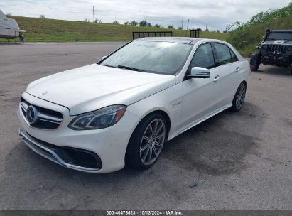 Lot #2995285955 2014 MERCEDES-BENZ E 63 AMG S 4MATIC