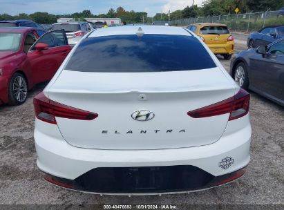 Lot #2990350339 2020 HYUNDAI ELANTRA SEL