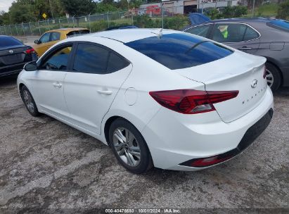 Lot #2990350339 2020 HYUNDAI ELANTRA SEL