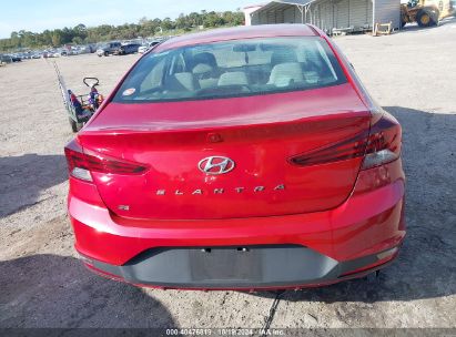 Lot #3035077268 2020 HYUNDAI ELANTRA SE