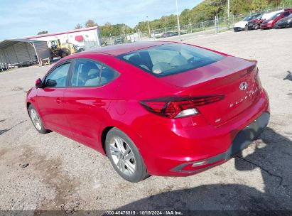 Lot #3035077268 2020 HYUNDAI ELANTRA SE